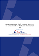 Comments on the Draft Proposal of the Act on Amendments to the Public Procurement Act