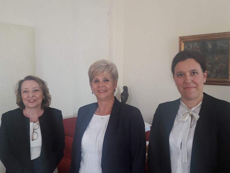 Meeting with Ms. Grozdana Perić, Croatian Parliament