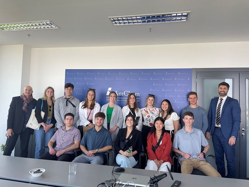 Students from the University of Colorado visited AmCham