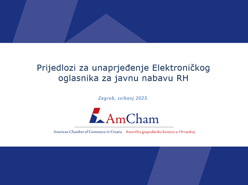 New position paper „Proposals for the Improvement of the Electronic Public Procurement Classifieds of the Republic of Croatia“