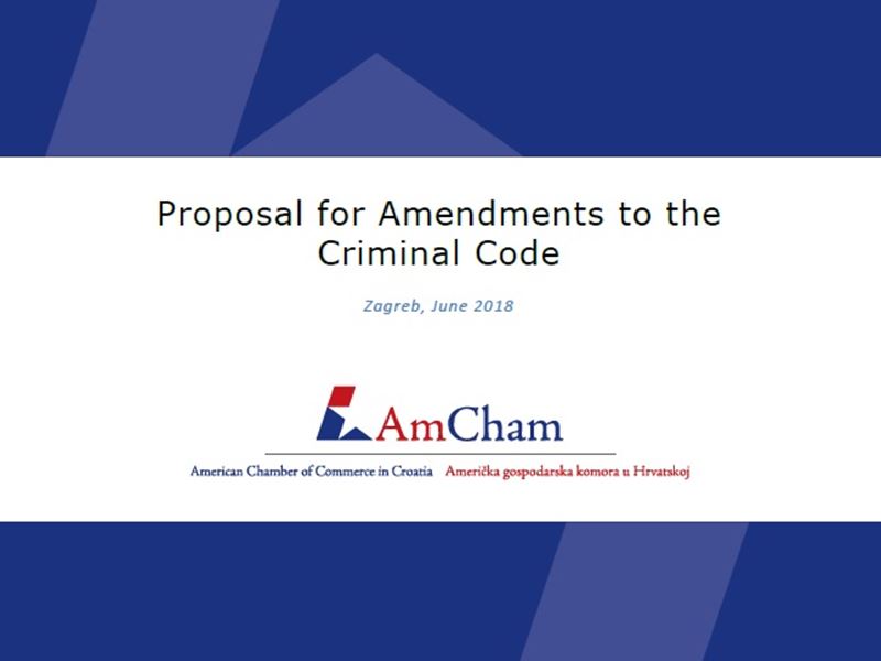 New position paper: Proposal for Amendments to the Criminal Code