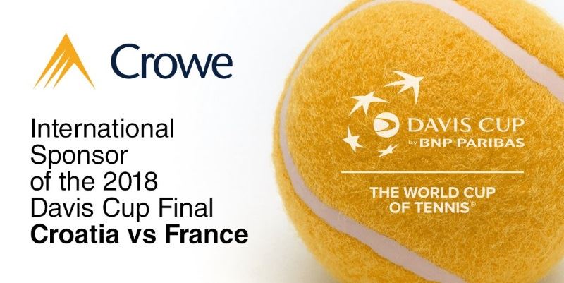 Crowe Global sponsored the Davis Cup Final