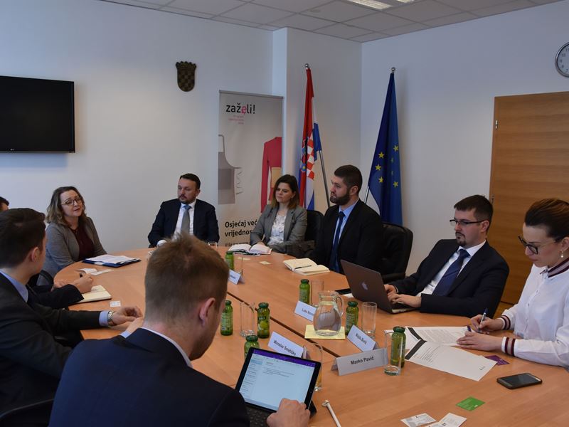 Sastanak s Majdom Burić državnom tajnicom u Ministarstvu rada i mirovinskoga sustava