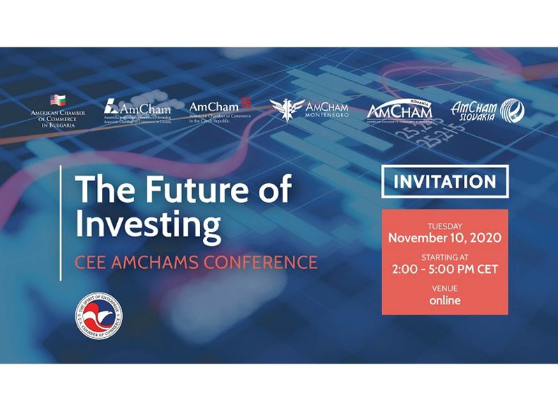 Objava za medije - AmCham-ova virtualna konferencija „Budućnost ulaganja“