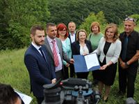 Certificate of appreciation for demining of Karlovac County
